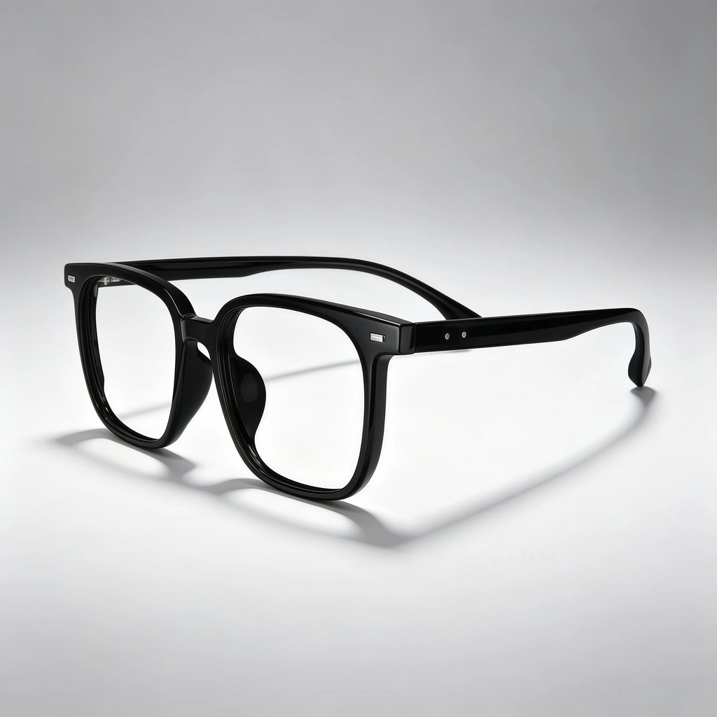 Black Square Acetate Eyeglass