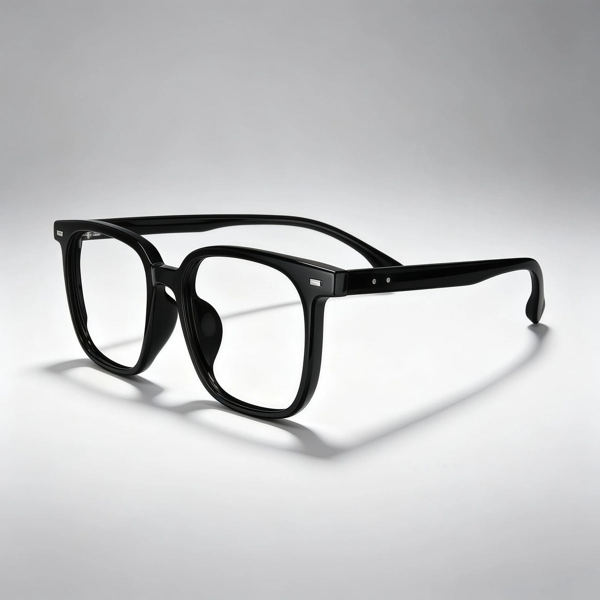 Black Square Acetate Eyeglass
