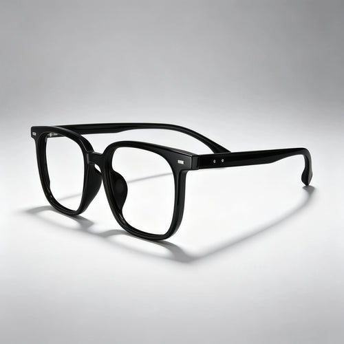 Black Square Acetate Eyeglass
