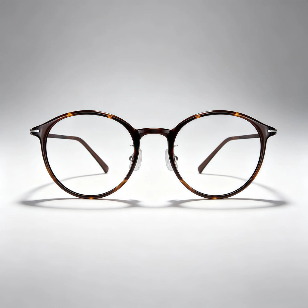 Tortoiseshell Round Acetate Eyeglass
