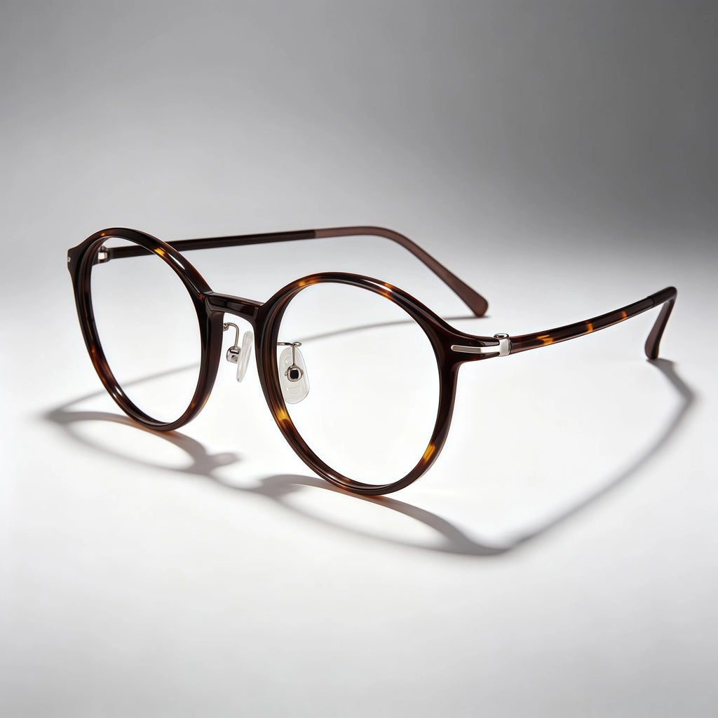 Tortoiseshell Round Acetate Eyeglass